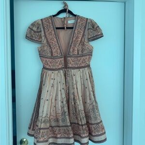 Zimmermann Matchmaker Paisley-Print
Linen-Blend Mini Dress